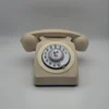 Téléphone rotatif beige